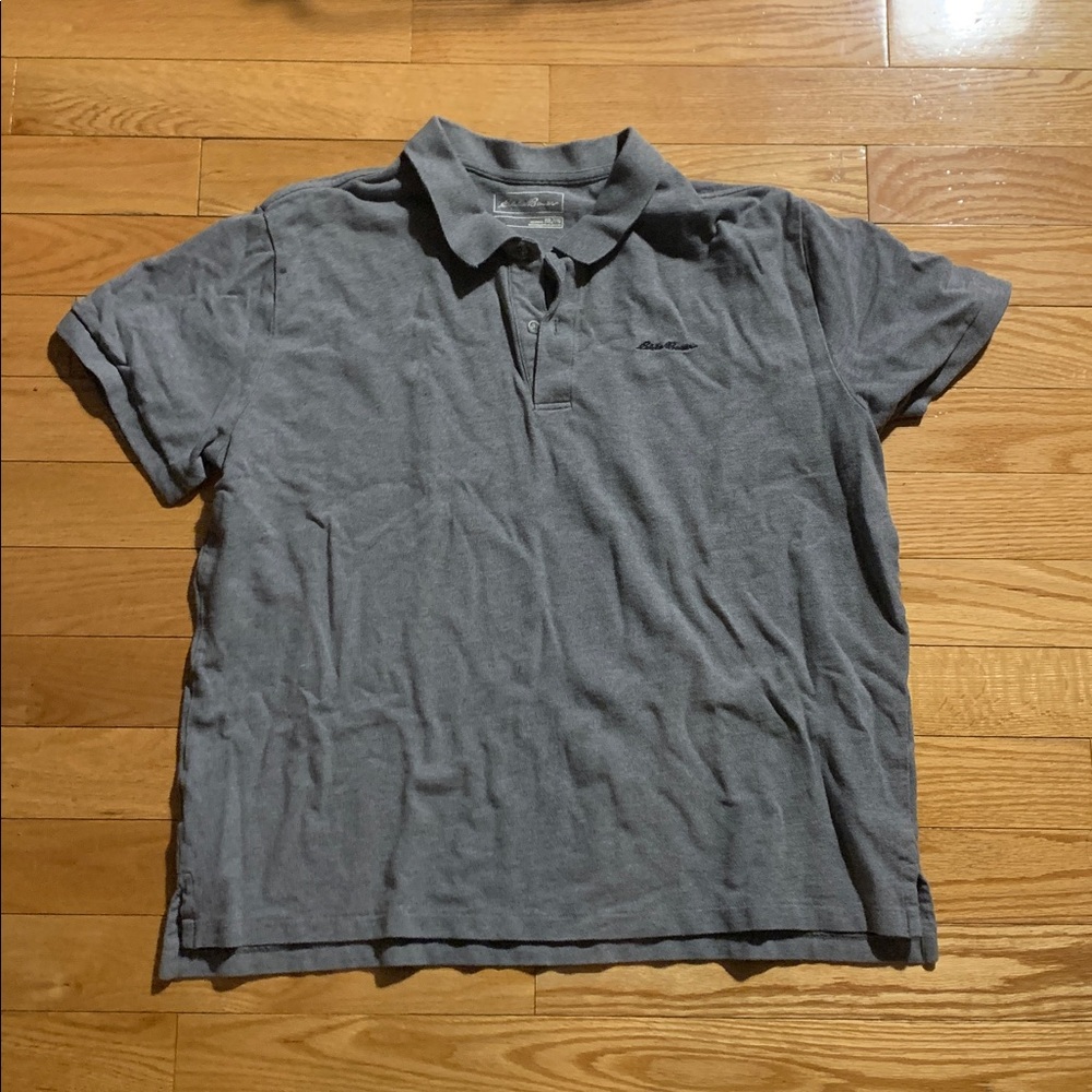 Eddie Bauer grey polo